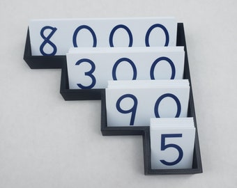 Place Value Card Tray