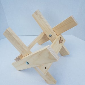 Mini Sawbuck: Handmade Firewood Trimming Stand