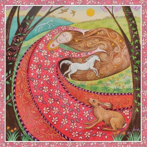 Tarjeta de felicitación de Beltane de Wendy Andrew