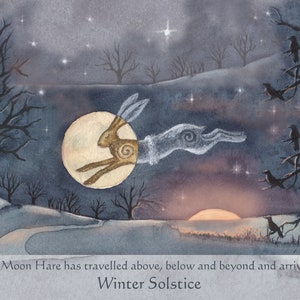 Luna Moon Hare at Winter Solstice