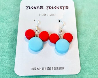 Disney Mickey Mouse clay earrings