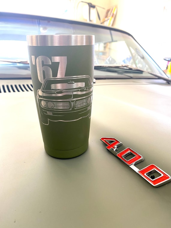 First Gen Pontiac Firebird Stainless Steel Tumbler 67 68 69 Logo - Etsy