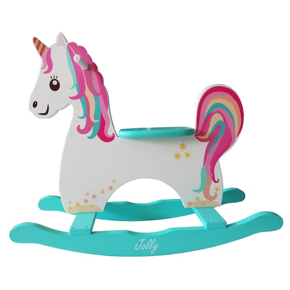 Cheval à bascule pour bébé, licorne à bascule, cheval à bascule en bois  pour les tout-petits, idée cadeau pour les enfants, jouet classique, cadeau  d'anniversaire pour petite fille -  Canada