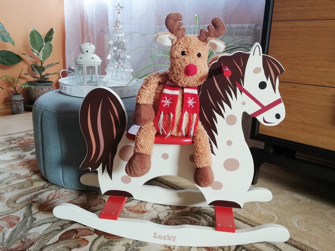 Personalized Rocking Horse for Baby Wooden Rocking Horse for Etsy