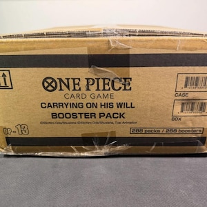 op13 booster box case OP-13 Carrying on His Will Sealed Case (12 boxes) Japanese ONE PIECE CARD