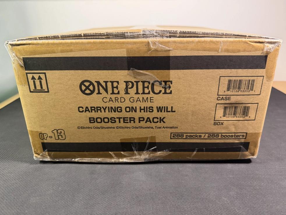 op13 booster box case One Piece TCG Factory Sealed OP-13 Carrying on His Will making them irresistible additions to any ONE PIECE fans collection Carrying On His Will Booster