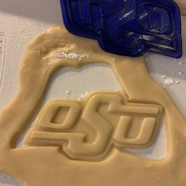 Oklahoma State inspired cookie cutter
