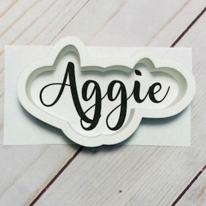 Aggie word cookie cutter