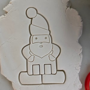 Cortador de galletas 3D de Santa Claus