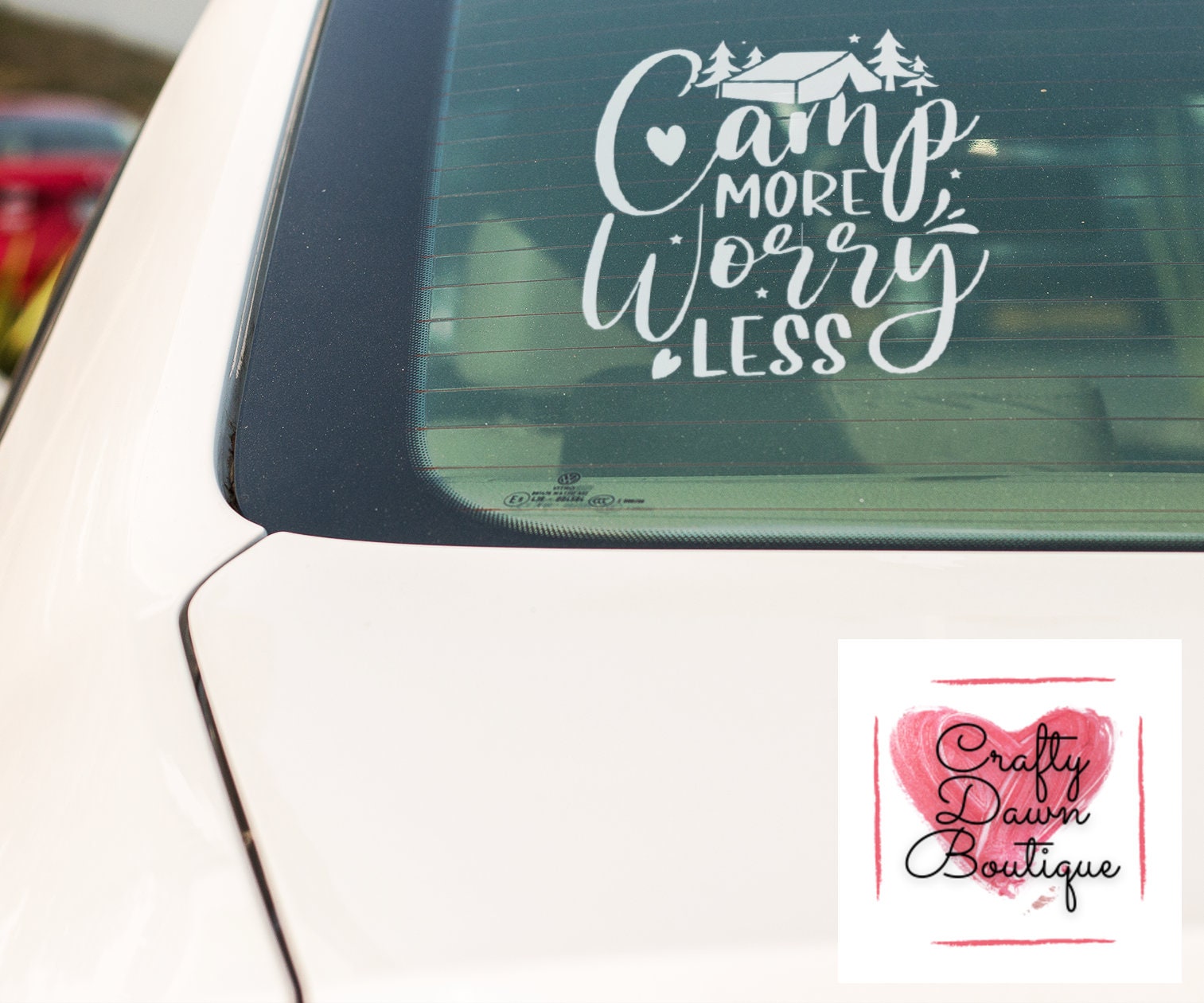 Camp More Worry Less Decal | Camping | Adventure | Camp Life | Camper ...