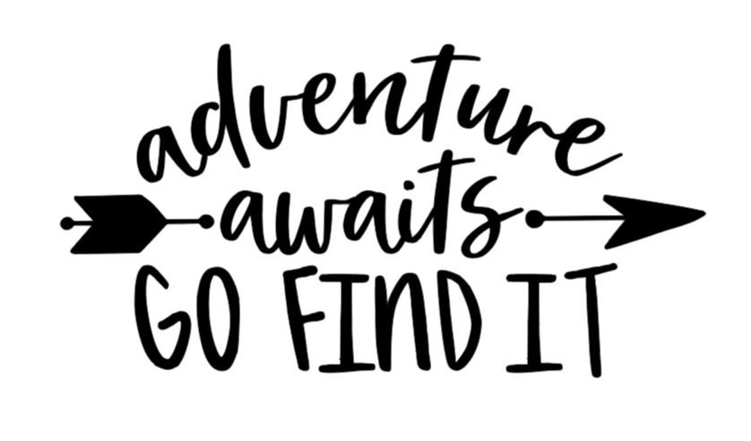 Adventure Awaits Go Find It Decal | Car Decal | Vinyl Decal | Adventure ...