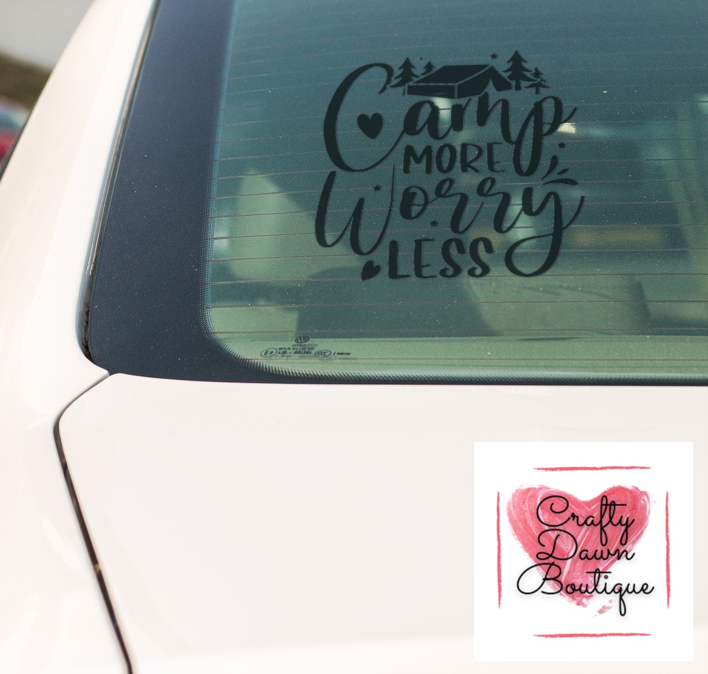 Camp More Worry Less Decal | Camping | Adventure | Camp Life | Camper ...