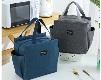 Bolsa de almuerzo isotérmica de gran capacidad 2 modelos / Bolsa de picnic lavable y reutilizable