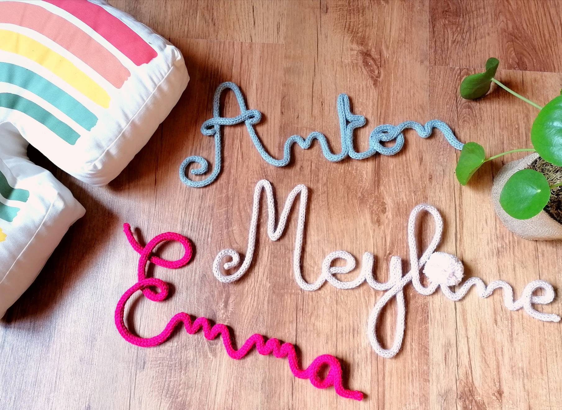 Tricotin Prénom ou Mot