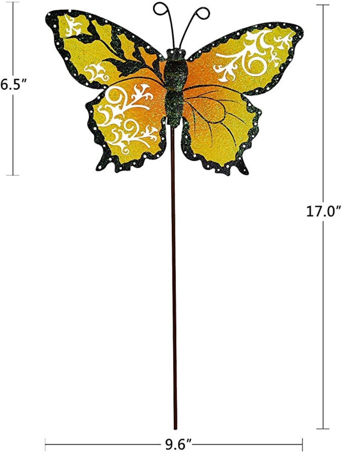 Butterfly Garden Stake Decorative Butterfly Yard Stake Set of Etsy