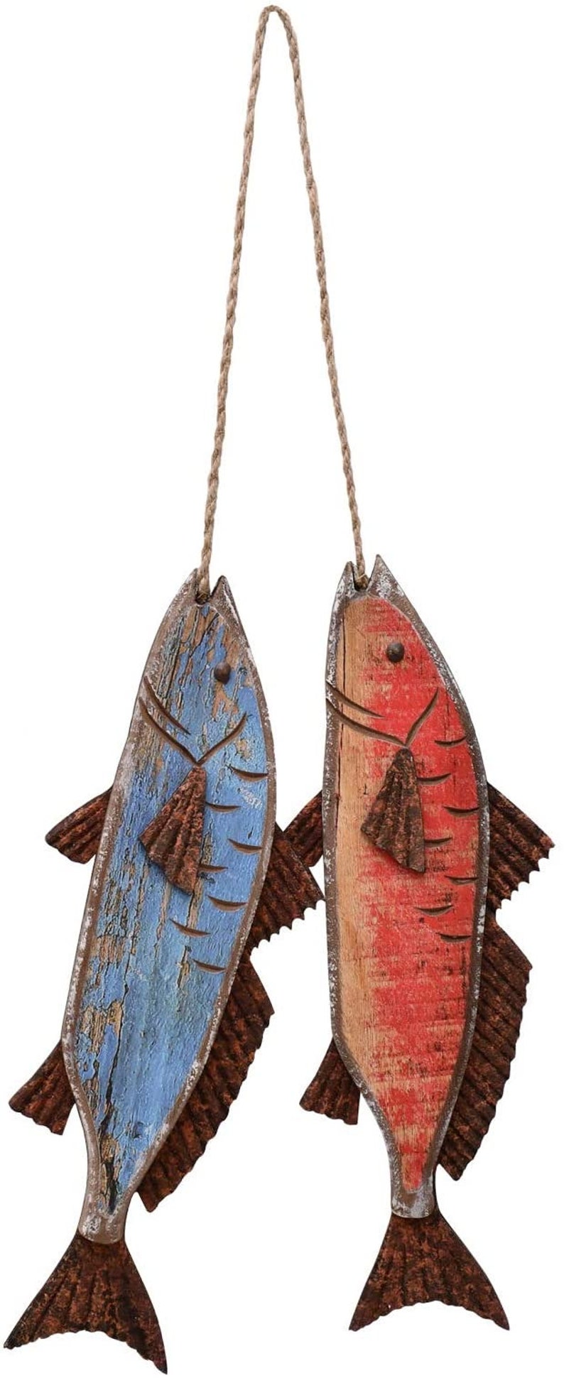 Wooden Fish Decor Hanging Wood Fish Decorations for Etsy