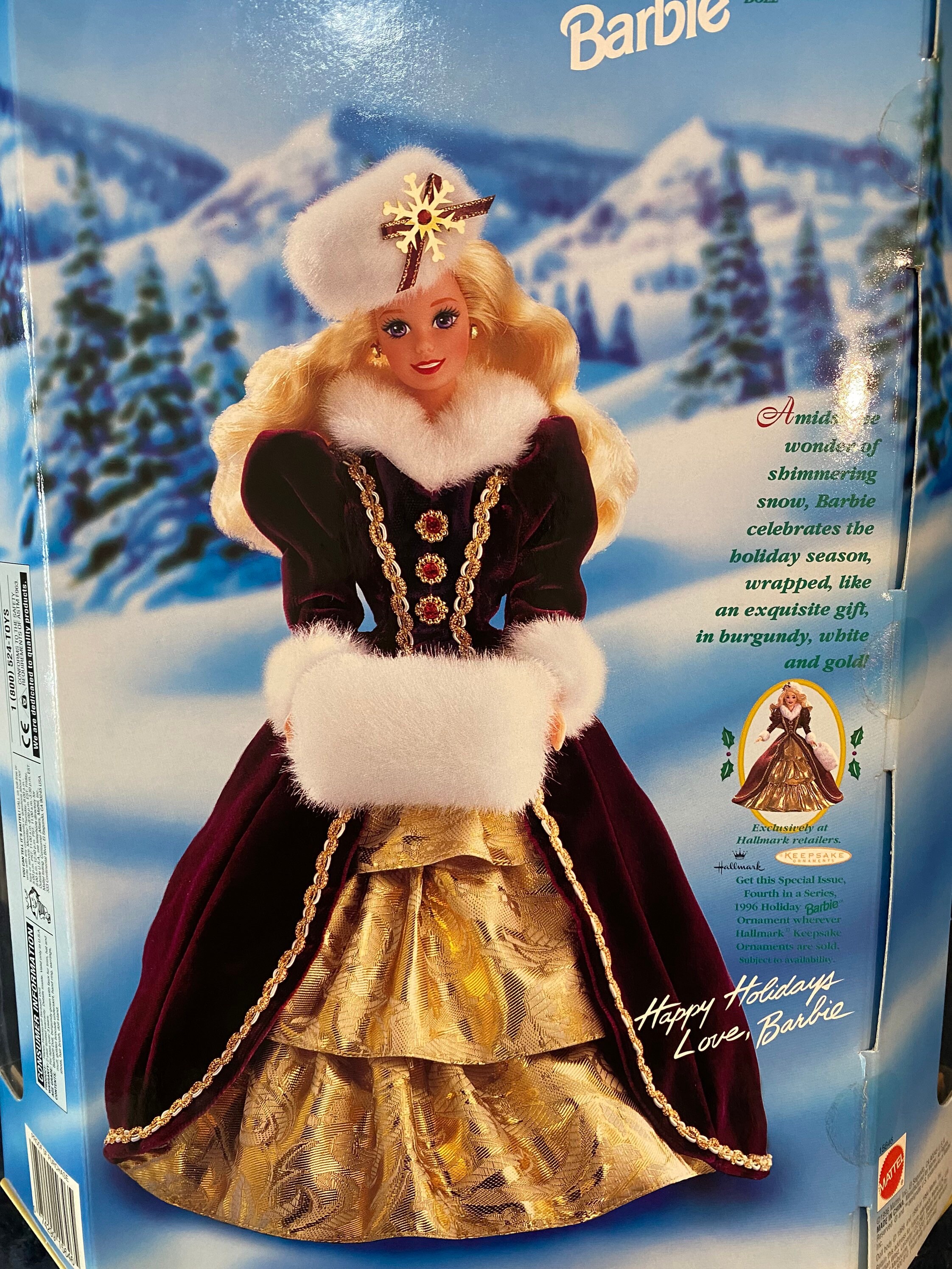 1998 Vintage “happy Holidays” Barbie-nib - Etsy