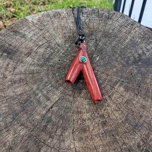 Wooden Kuripe / Ceremonial Kuripi / Palo Sangre wood self applicator / Shamanic Tool for Hape / Rapeh powder
