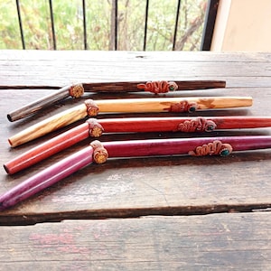 Handmade Tepi / Rapeh/Japé applicator for shamanic snuff / Chonta Tepi / Bloodwood Tepi / Rosewood Tepi / Palo Santo Tepi
