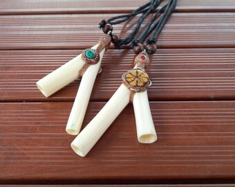 Bone Kuripe Pipe / Handmade bone Kuripe / Kuripe/Kuripi / Engraved ayahuasca bone Kuripe / Gift for him/her / Hape Self Applicator