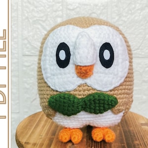 Rowlet Amigurumi Pattern (PDF FILE ONLY)