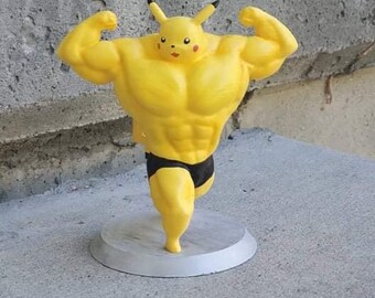 5 Pokemon Fanart Supreme Hypebeast Figurines- Pikachu Hoodie