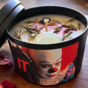 IT Clown Horror Kerzen | Intention Kerze | Gruselkerzen | Horror Kerzen | Selbstgemachte Kerzen