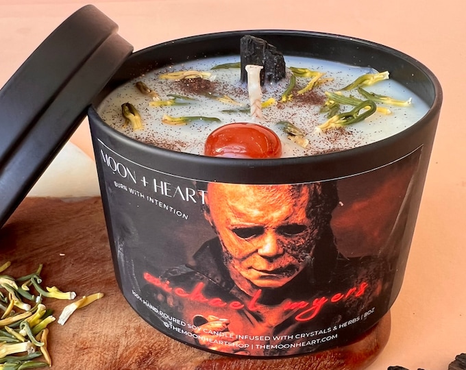 MICHAEL MYERS  Halloween Candles | Intention Candle | Spooky Candles | Horror Candles | Homemade Candles