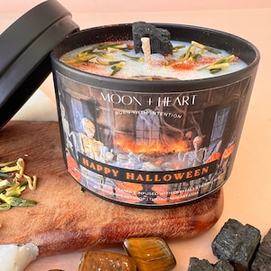 Happy Halloween Kerzen | Intention Kerze | Gruselkerzen | Horror Kerzen | Selbstgemachte Kerzen