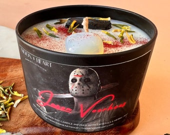 Jason Voorhees Candle: Friday the 13th, Halloween Decor