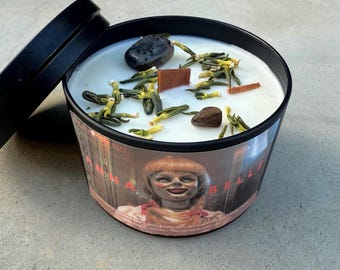 Annabelle Doll Candle: Horror Movie Gift, Spooky Halloween Decor