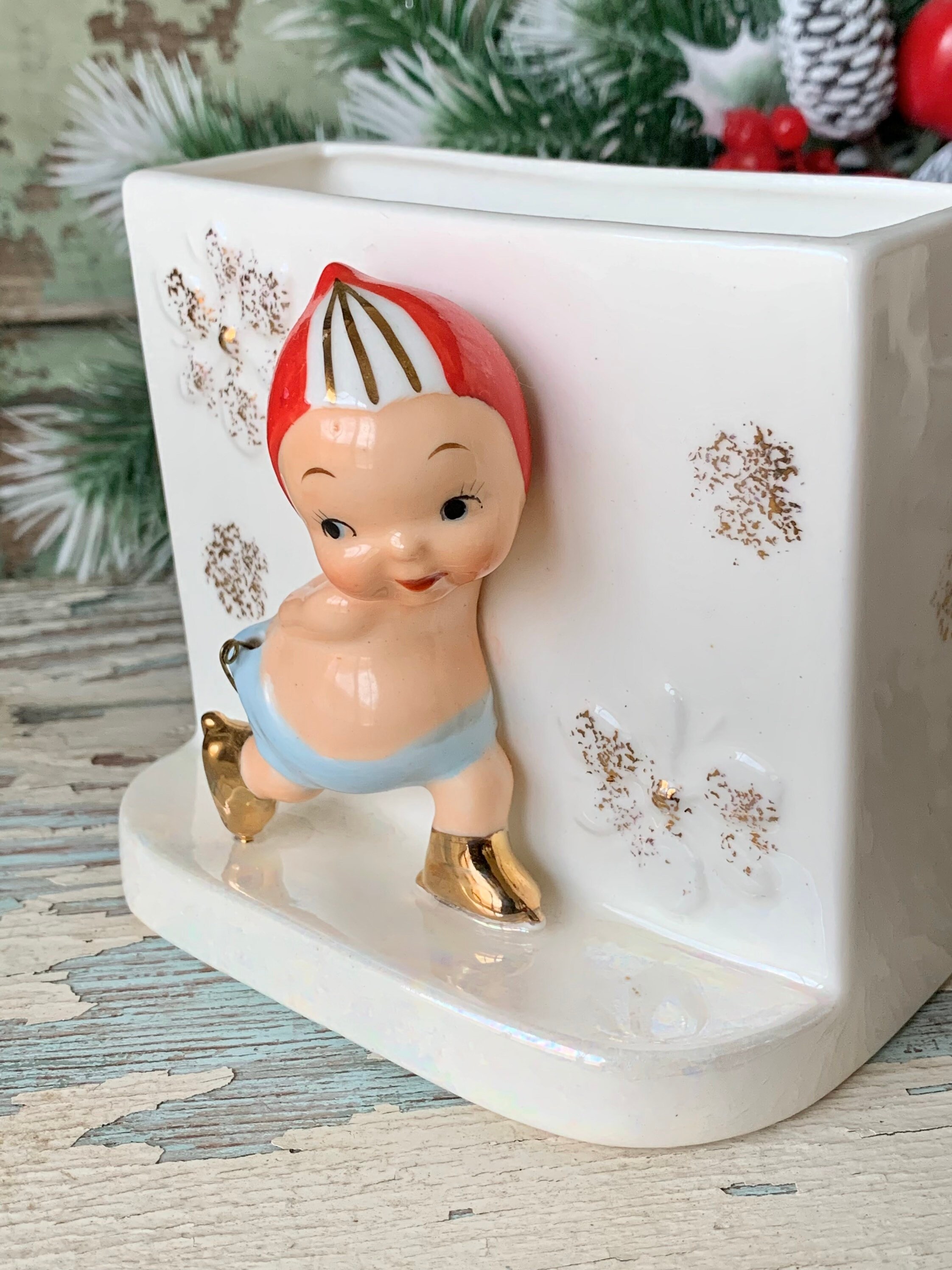 福袋特集 2024 Planter Skater Ice Vintage Small Ceramic Napco Retro 小物