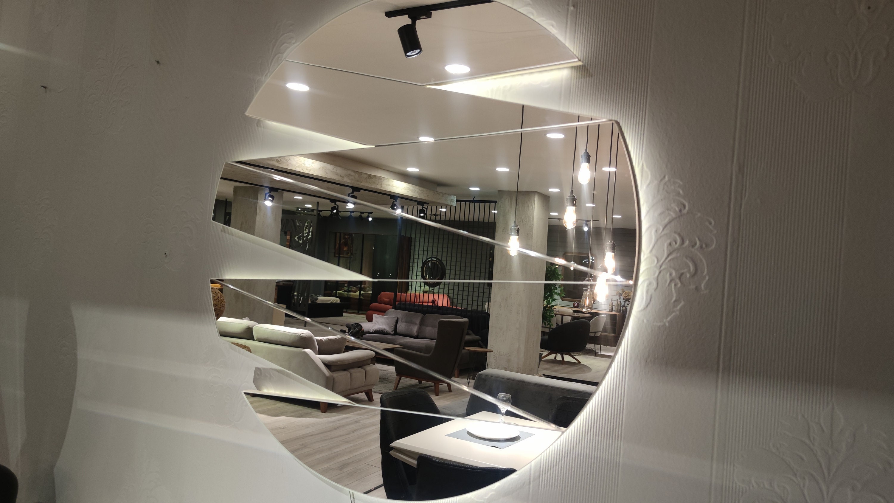 Asymmetrischer Spiegel Wohndekor Unregelmäßiger Spiegel | Etsy