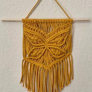 Butterfly Macrame Wall Hanging