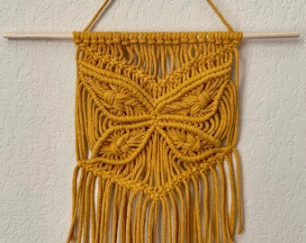 Butterfly Macrame Wall Hanging