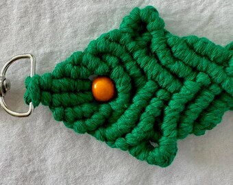 Macrame Fish Keychain