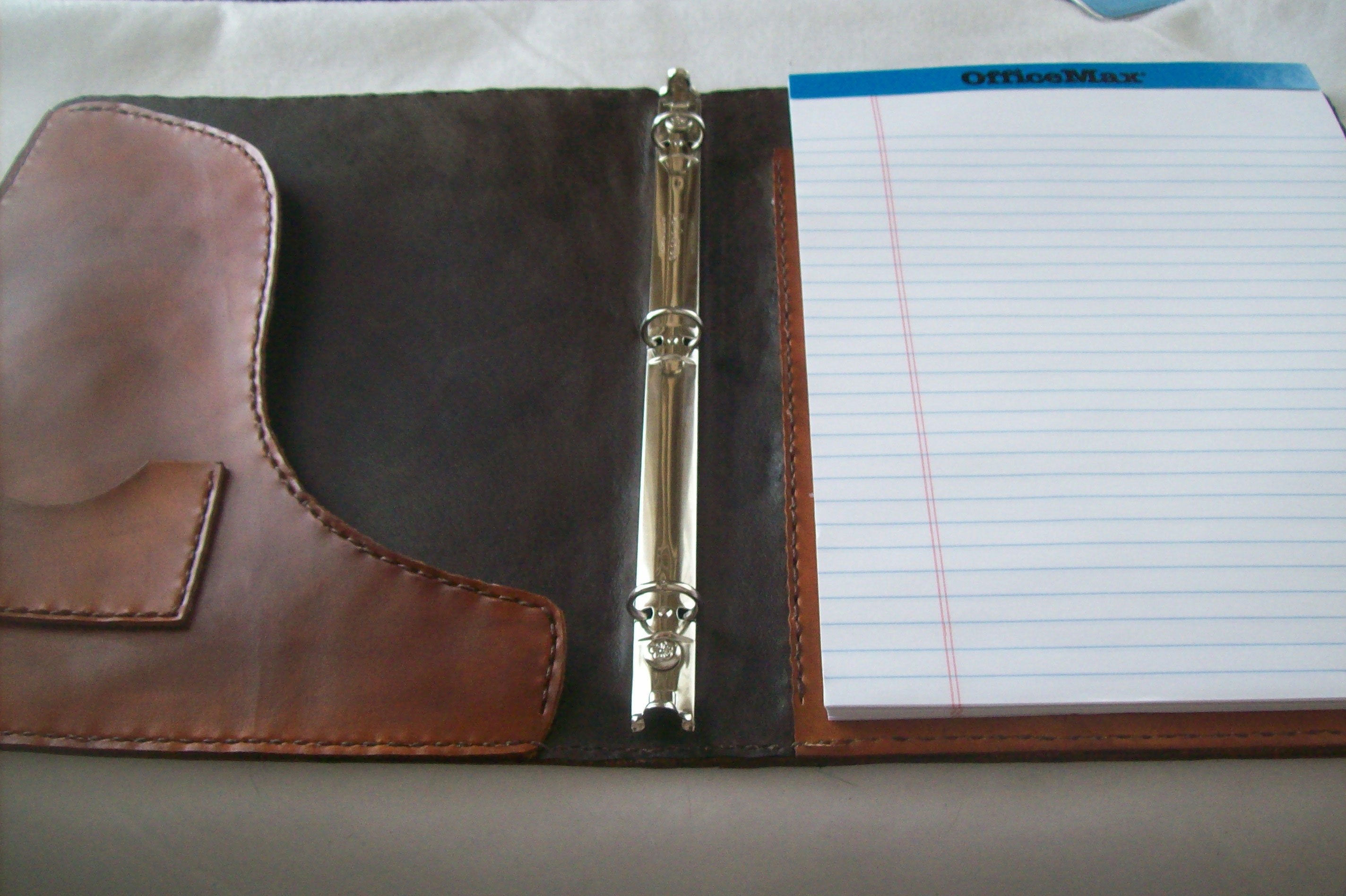 Custom Leather Binder/portfolio Etsy