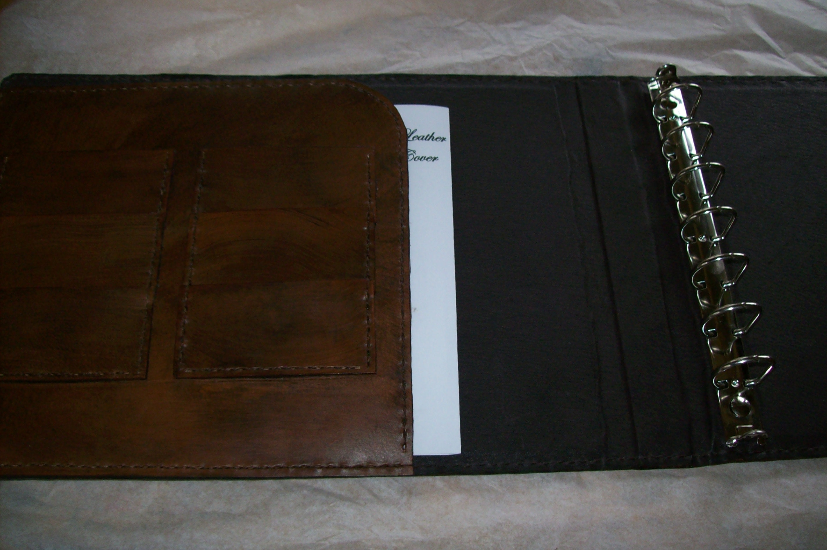 Custom Leather Business Checkbook Cover Etsy