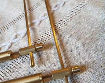 Professional High Sensitivity Copper/Brass Swivel Dowsing Rods - 1 Pair - Divining - Divination