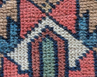 Antique Caucasian Runner Rug: Hand-Knotted Tribal Aisle Carpet, 3x10