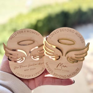 Memorial Visor Clip, Sympathy Gift, Guardian Angel Visor Clip, Memorial Gift, Rememberance Gift, Loss of a Loved One