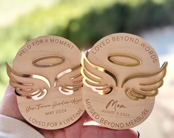 Memorial Visor Clip, Sympathy Gift, Guardian Angel Visor Clip, Memorial Gift, Rememberance Gift, Loss of a Loved One