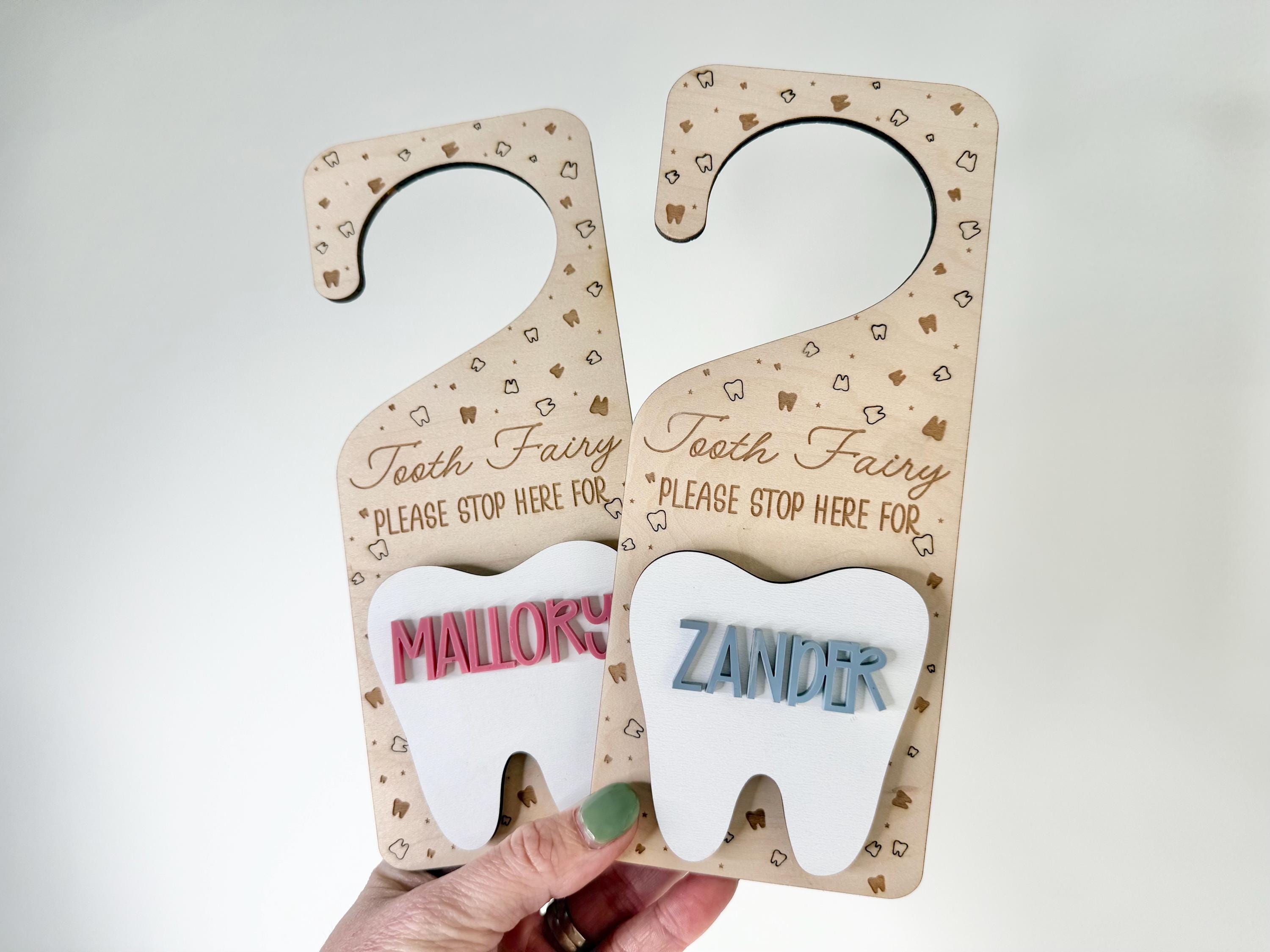 Tooth Fairy Door Hanger - Tooth Fairy Money Holder - Tooth Holder - Etsy