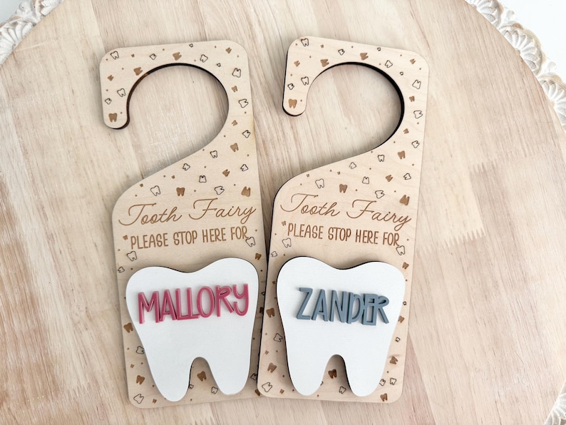 Tooth Fairy Door Hanger - Tooth Fairy Money Holder - Tooth Holder - Etsy