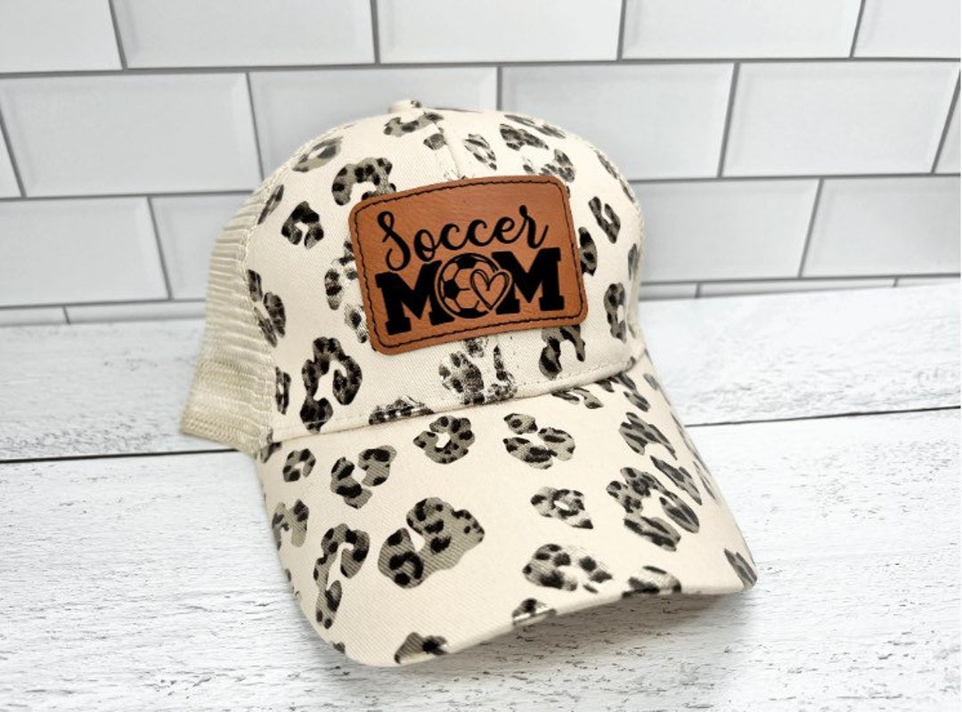 Soccer Mom Hat, Sports Mom Hats, Soccer Mom Gift, Distressed Ponytail