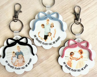 Photo Keychain Mothers Day Gift, Printed Photo Gift, Picture Frame, Keychain Gift,