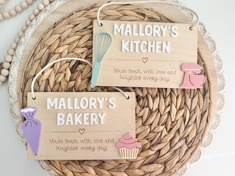 Personalized kitchen sign