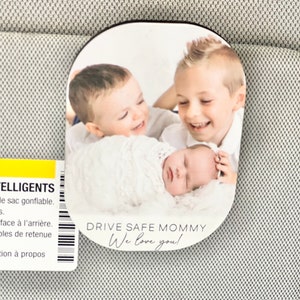 Visor Clip with Photo, Mothers Day Gift, Fathers Day Gift from Kids, Car Accessories, Car Decor, Drive Safe Clip