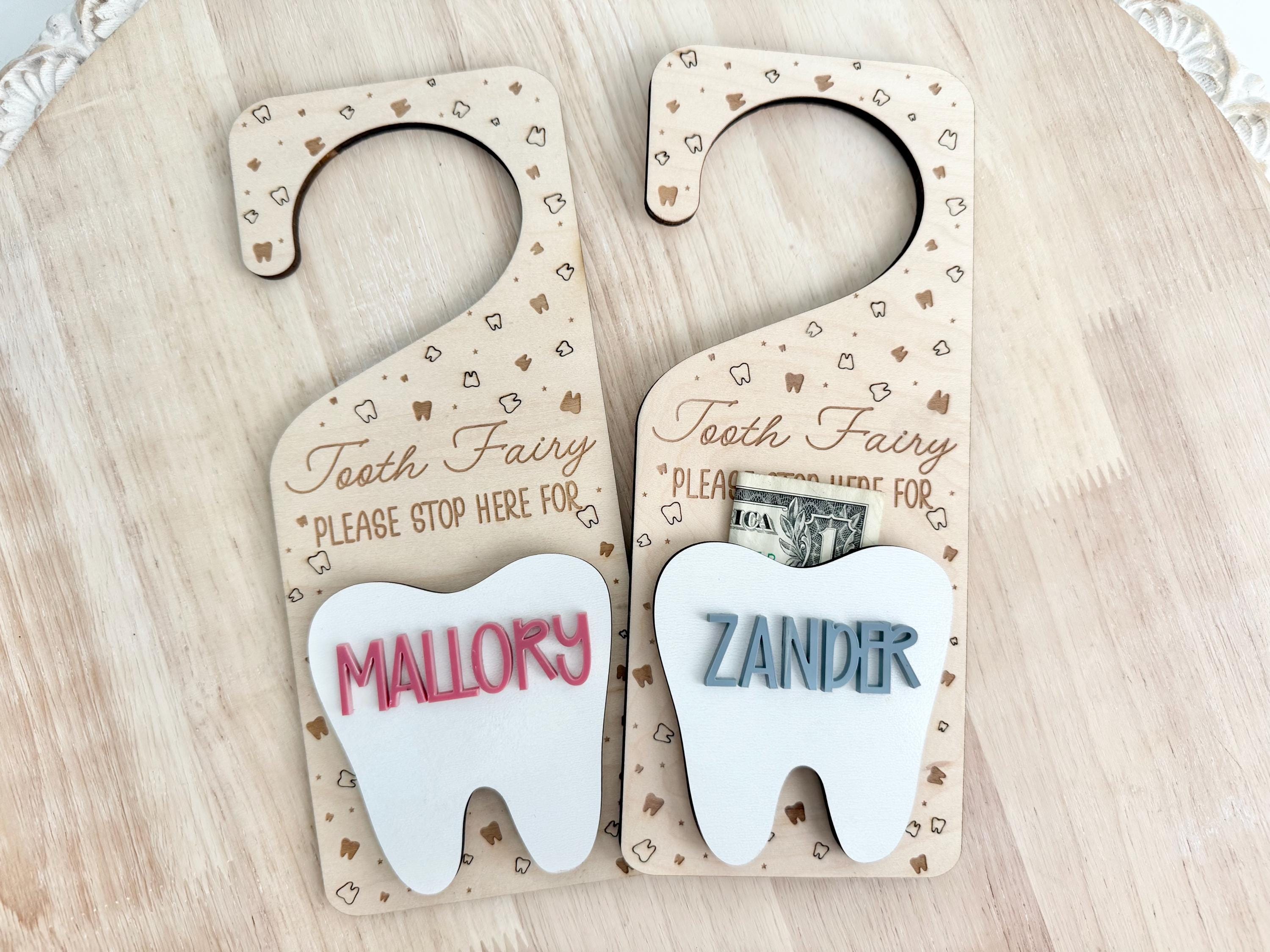 Tooth Fairy Door Hanger - Tooth Fairy Money Holder - Tooth Holder - Etsy