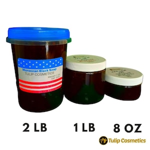 Moroccan Black Soap 100% Natural